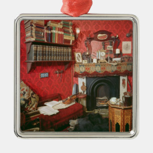 Reconstruction of Sherlock Holmes's Room Metal Tree Decoration