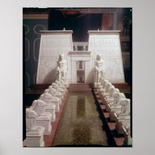 Reconstruction of the Great Temple of Amon, Poster