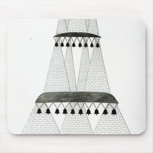 Reconstruction of Tomb of Lars Porsenna Mouse Mat (Front)