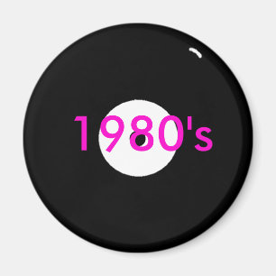 record, 1980's magnet