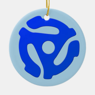 Record Adapter Ceramic Tree Decoration