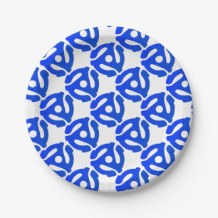 Record Adapter Paper Plate