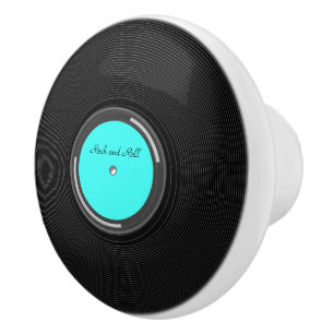 Record Album Ceramic Knob