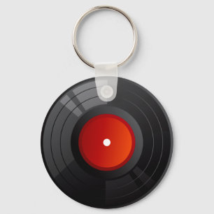 RECORD ALBUM KEY RING