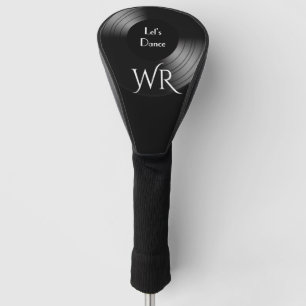Record Album Let's Dance Monogram Golf Head Cover