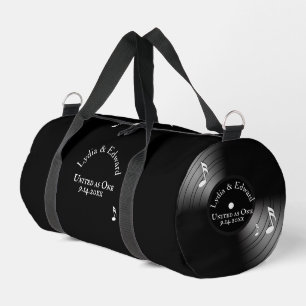 Record Album Newlyweds / Wedding Party Duffle Bag