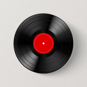 Record_LP 6 Cm Round Badge