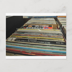 Record Mania Postcard