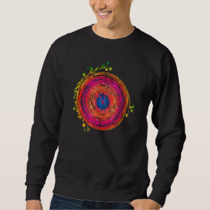 Record music sheet music notes clef retro vintage sweatshirt