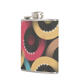 record muysic hip flask
