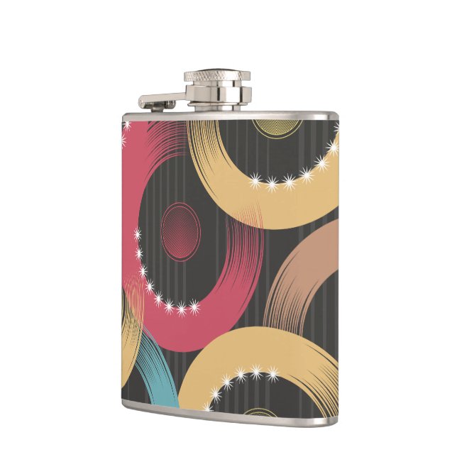 record muysic hip flask (Left)