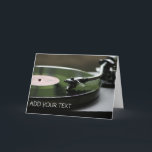 Record Player Greeting Card<br><div class="desc">Record Player Greeting Card</div>