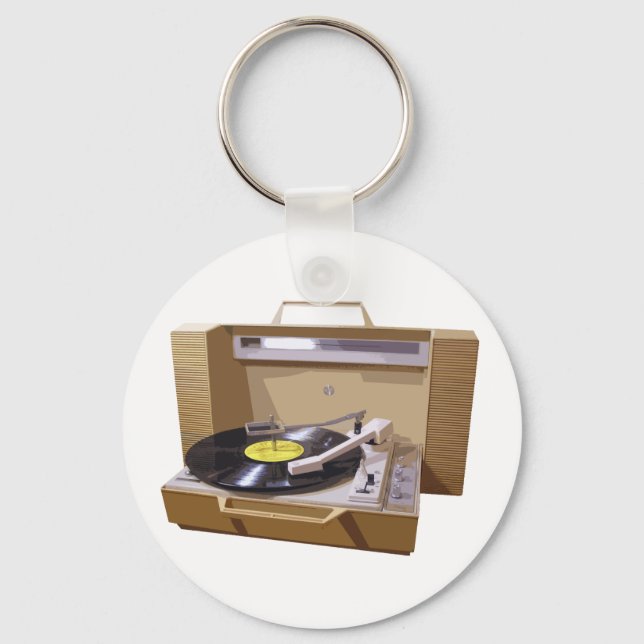 Record Player keychain (Front)