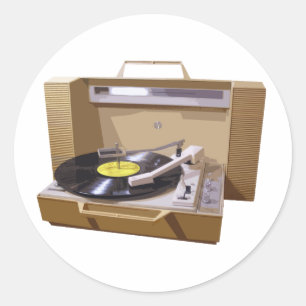 Record Player sticker