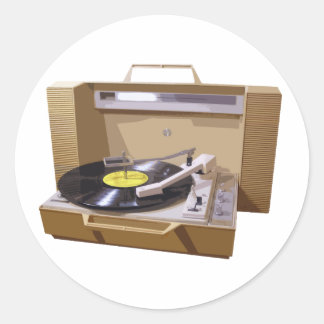 Record Player sticker