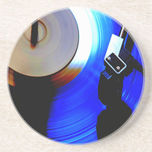 Record Playing Music Lover Coaster