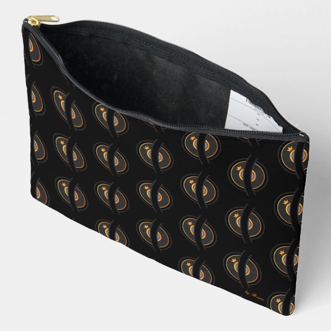 Record Polka Radio Make-up Bag (Open)