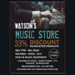 Record Select, Music Store Advertising Flyer<br><div class="desc">Record Select,  Music Store Advertising Flyers By The Business Card Store.</div>