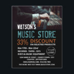 Record Select, Music Store Advertising Flyer<br><div class="desc">Record Select,  Music Store Advertising Flyers By The Business Card Store.</div>
