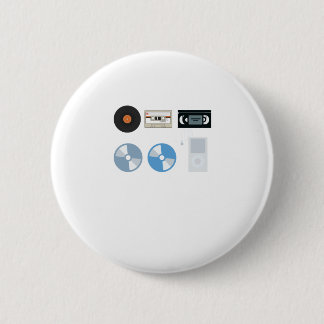 Record to MP3 design 6 Cm Round Badge