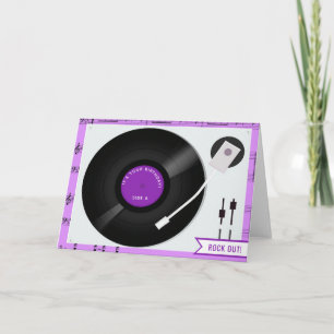 record turntable birthday card