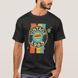 Record Vinyl 1965 Birthday  Record Player Vintage T-Shirt