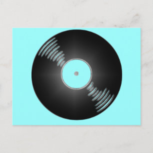 Record - You spin me right round baby Postcard