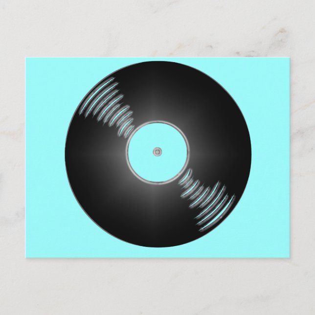 Record - You spin me right round baby Postcard (Front)