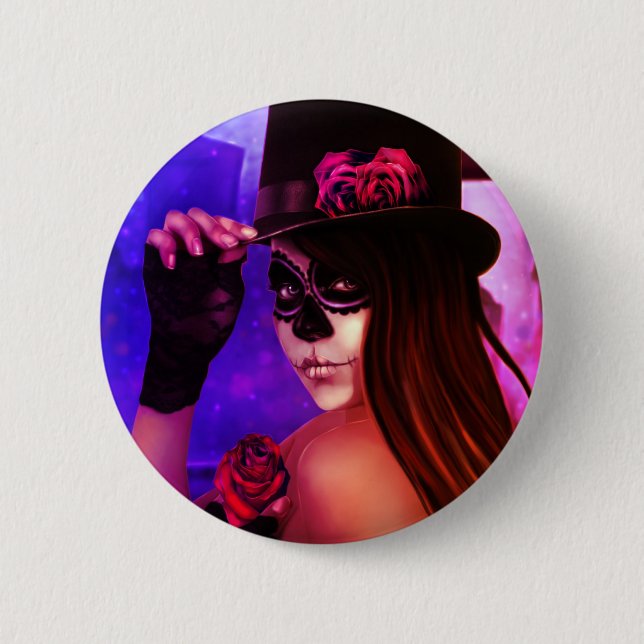 Recordando los Muertos Button (Front)