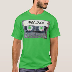 Recorded Music Genre Cassette Old School Free Jazz T-Shirt
