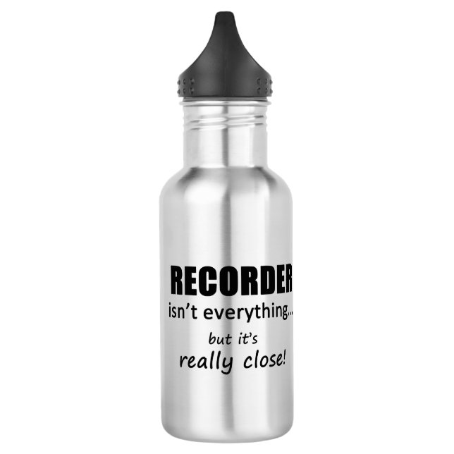 Recorder Isn't Everything 532 Ml Water Bottle (Left)