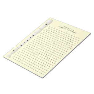 Recorder Music Teacher Musician Band Notepad