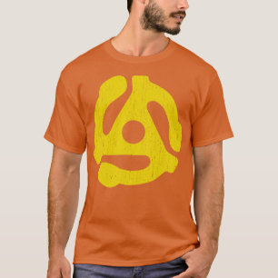 Recording adapter with 45 rpm vintage yellow T-Shirt