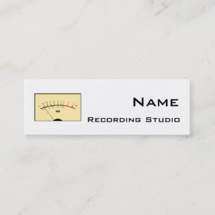 Recording Studio Business Card