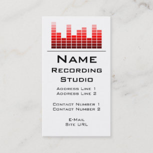 Recording Studio Business Card