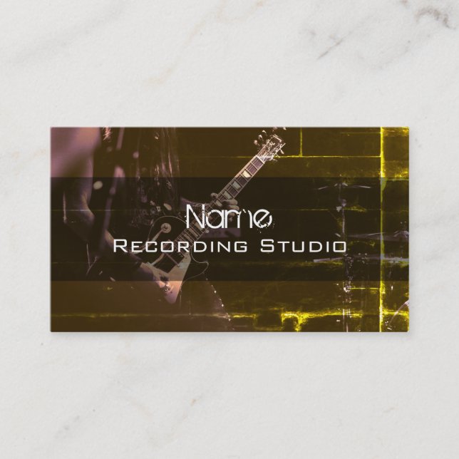 Recording Studio Business Card (Front)