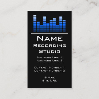Recording Studio Business Card