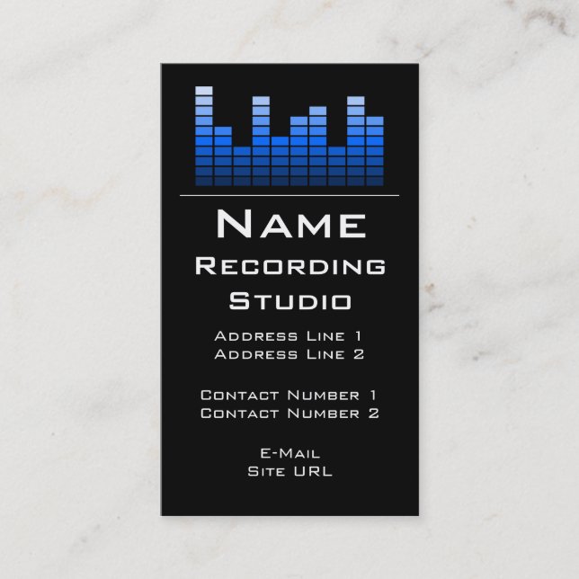 Recording Studio Business Card (Front)