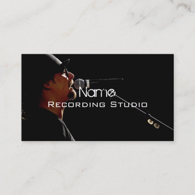 Recording Studio Business Card (Front)