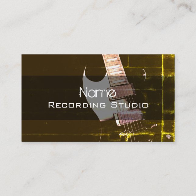 Recording Studio Business Card (Front)