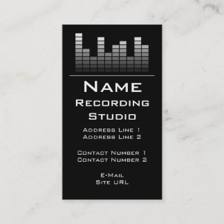 Recording Studio Business Card