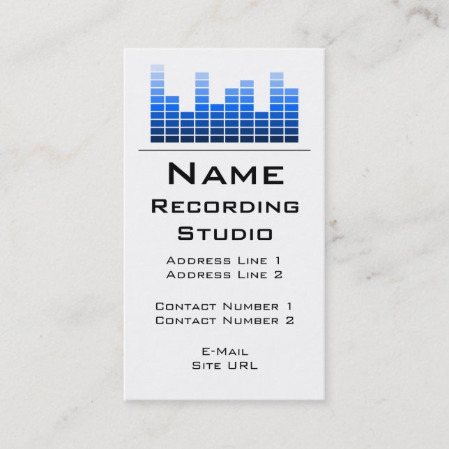 Recording Studio Business Card (Front)