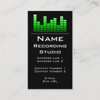 Recording Studio Business Card