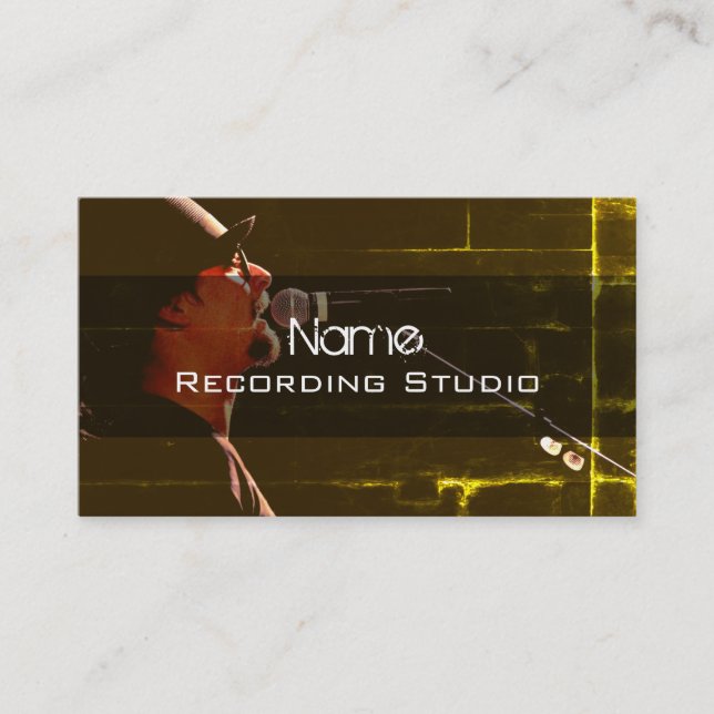 Recording Studio Business Card (Front)