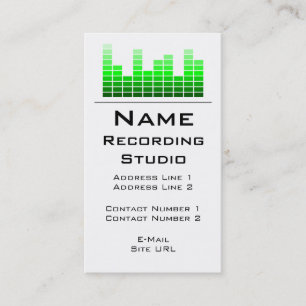 Recording Studio Business Card
