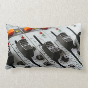Recording studio mixer faders lumbar cushion