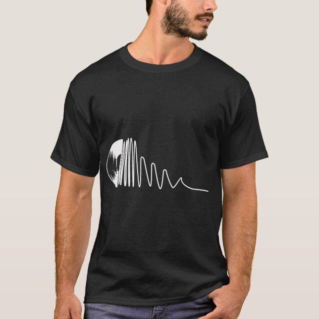 Records music love wave T-Shirt (Front)