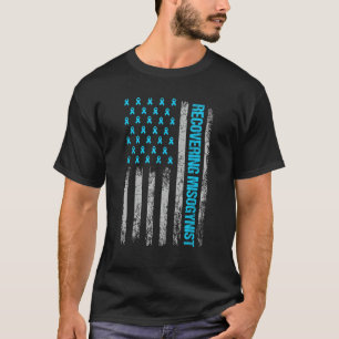 Recovering Misogynist Warrior American Flag T Shir T-Shirt