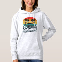 Recovering Workaholic Retro Sunset Vacation Hoodie