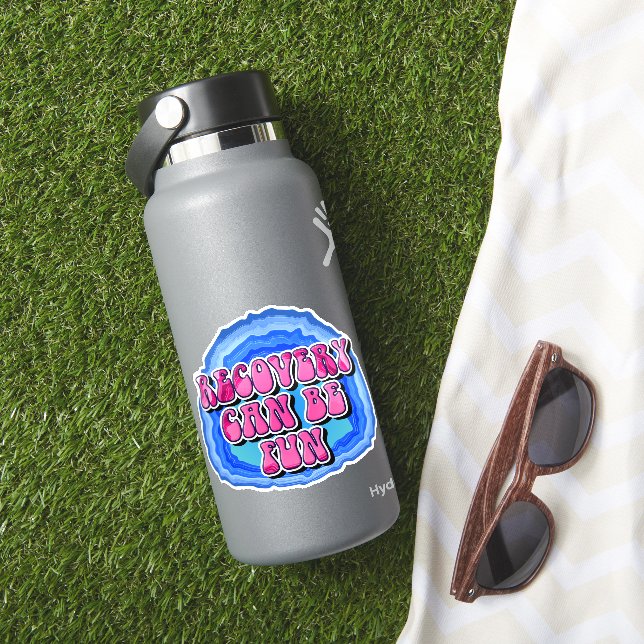 Recovery FUN Geode 12 Step AA Recovery Slogan (HydroFlask Insitu)